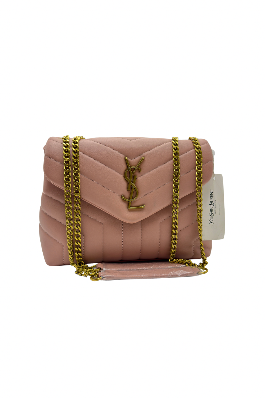 Pink Leather Shoulder Bag – 1001 - Image 2