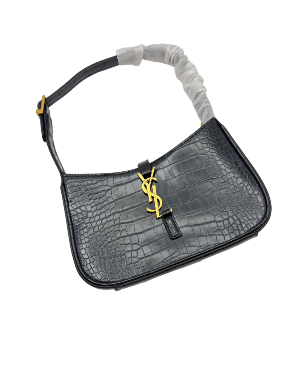 black crocodile pochette bag 1005