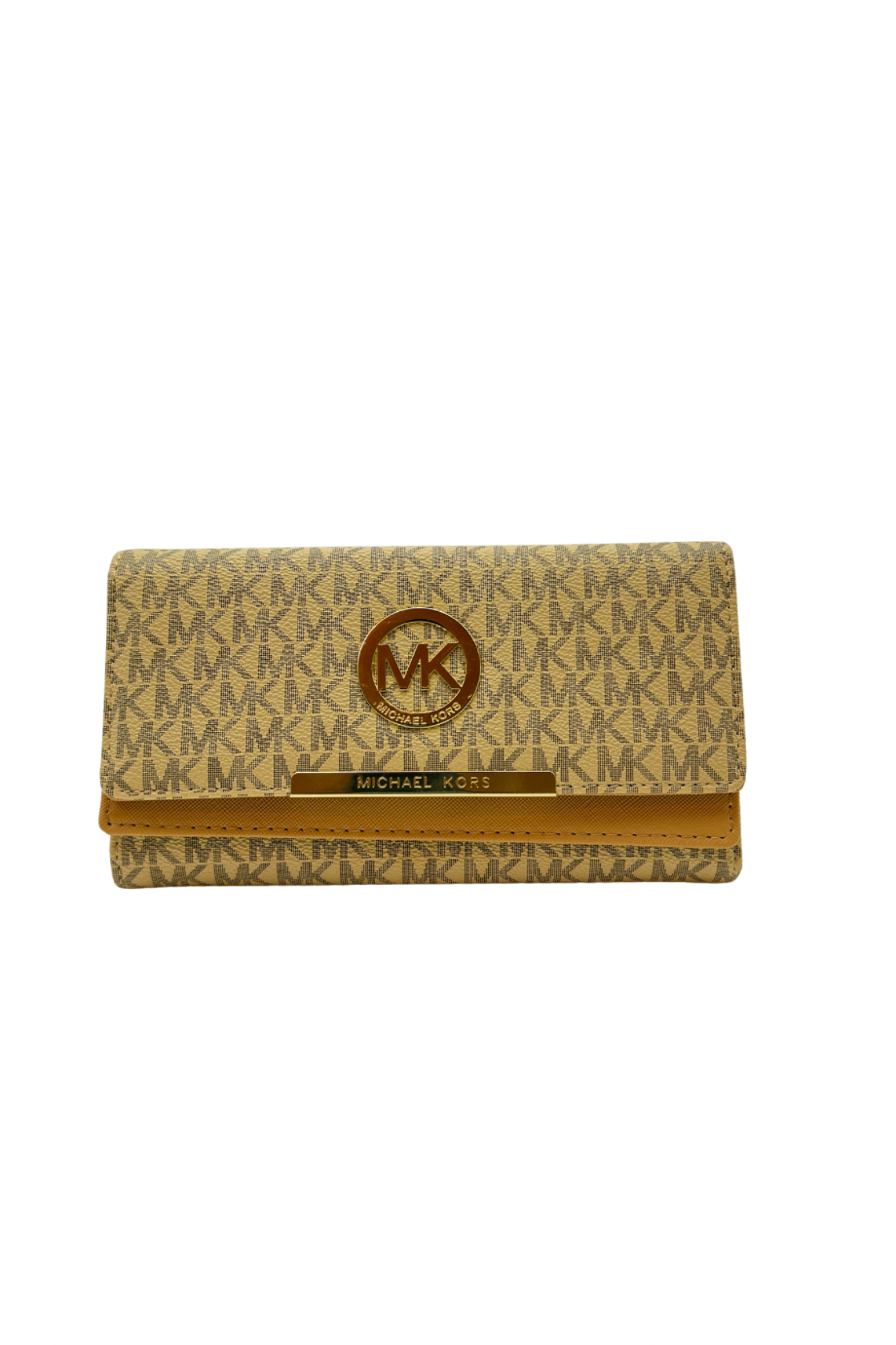 Apricot Beige Printed Wallet 1024