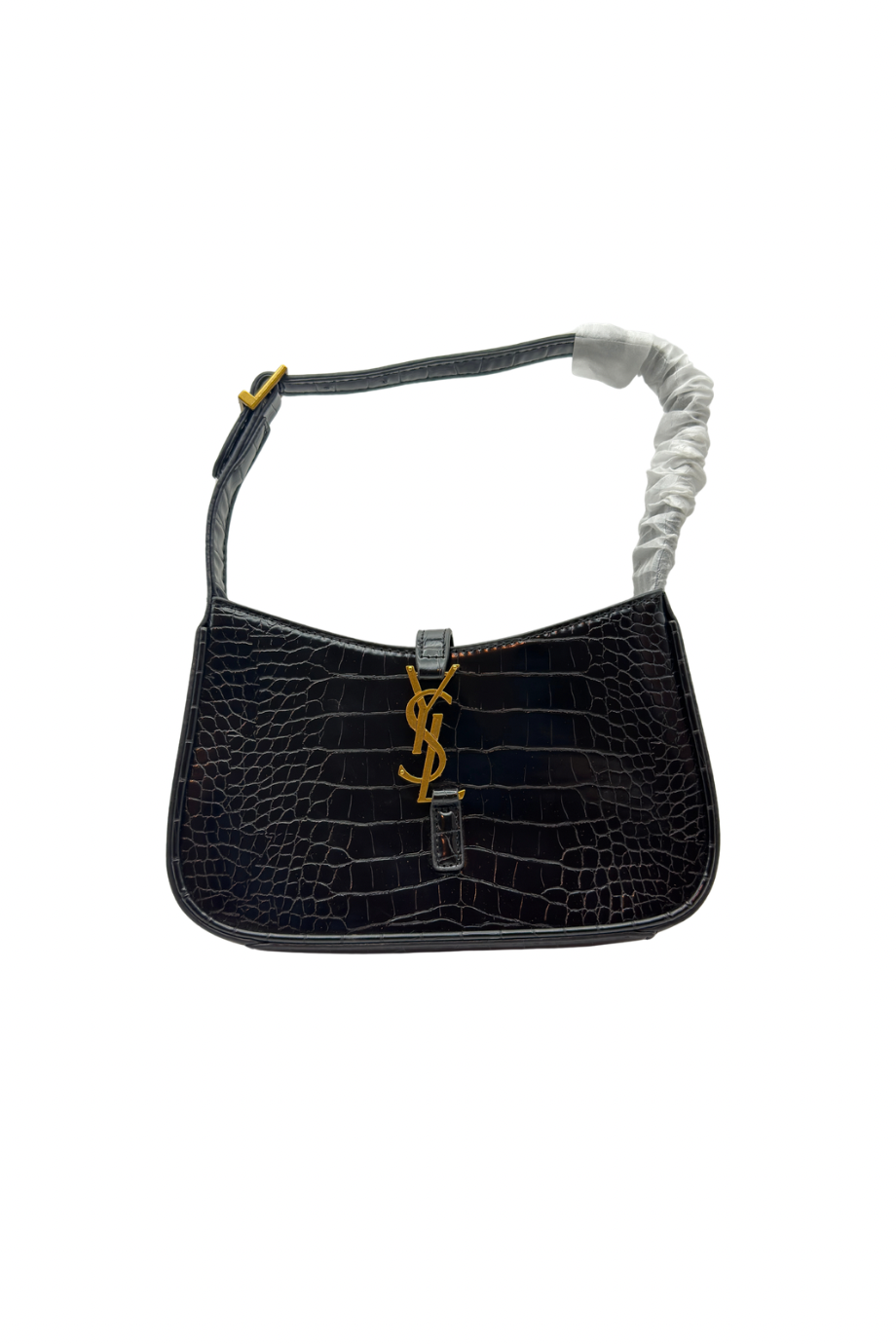 black crocodile pochette bag 1005 - Image 3