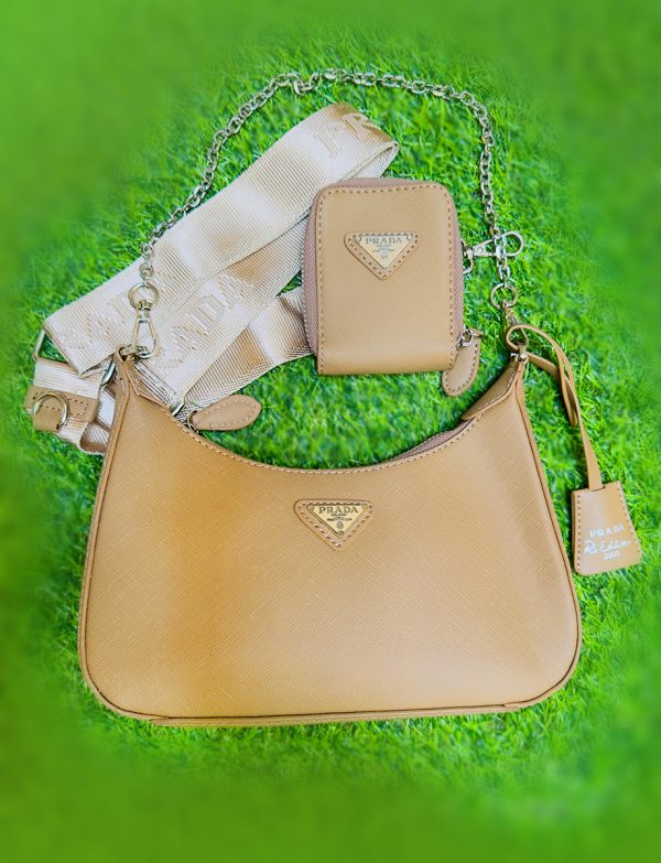 Khaki Pochette Bag