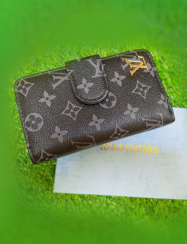 Printed Mid Size Wallet – Black