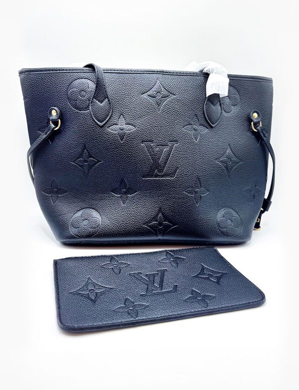 LV Black Tote Bag with Free Pouch ZSL40