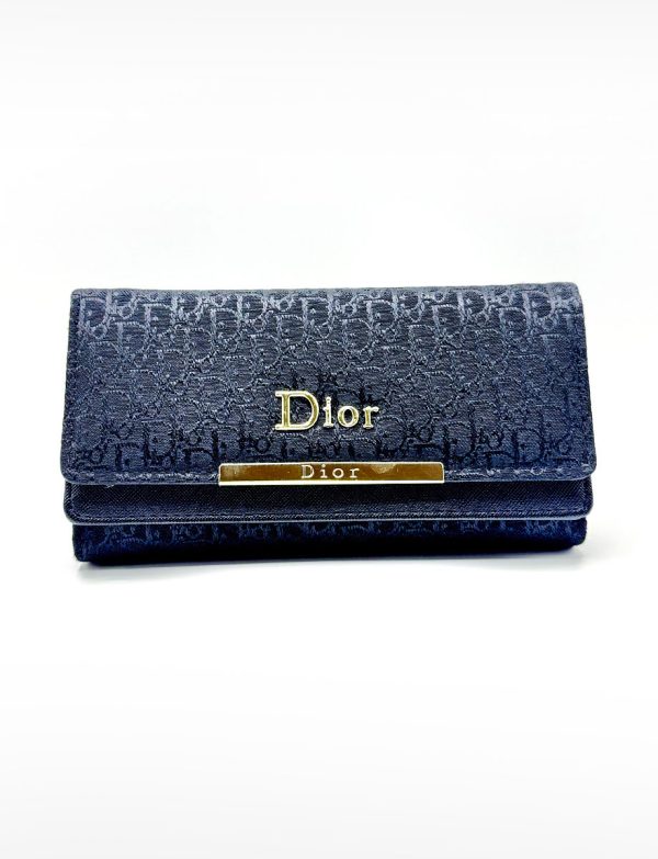 Dior Jet Black Wallet ZSL51