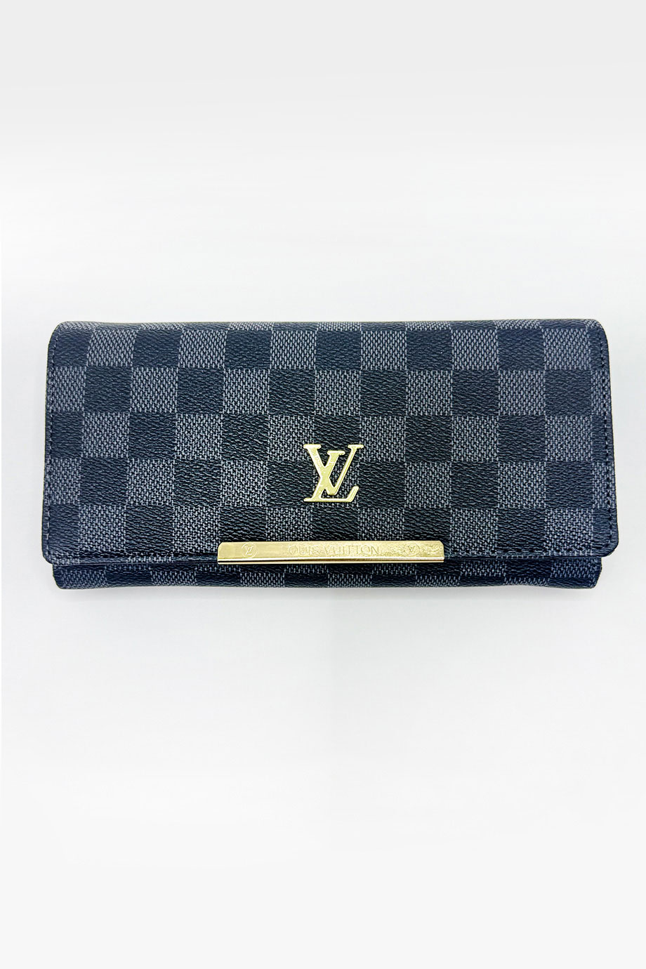 LV Checked Black Wallet ZSL64